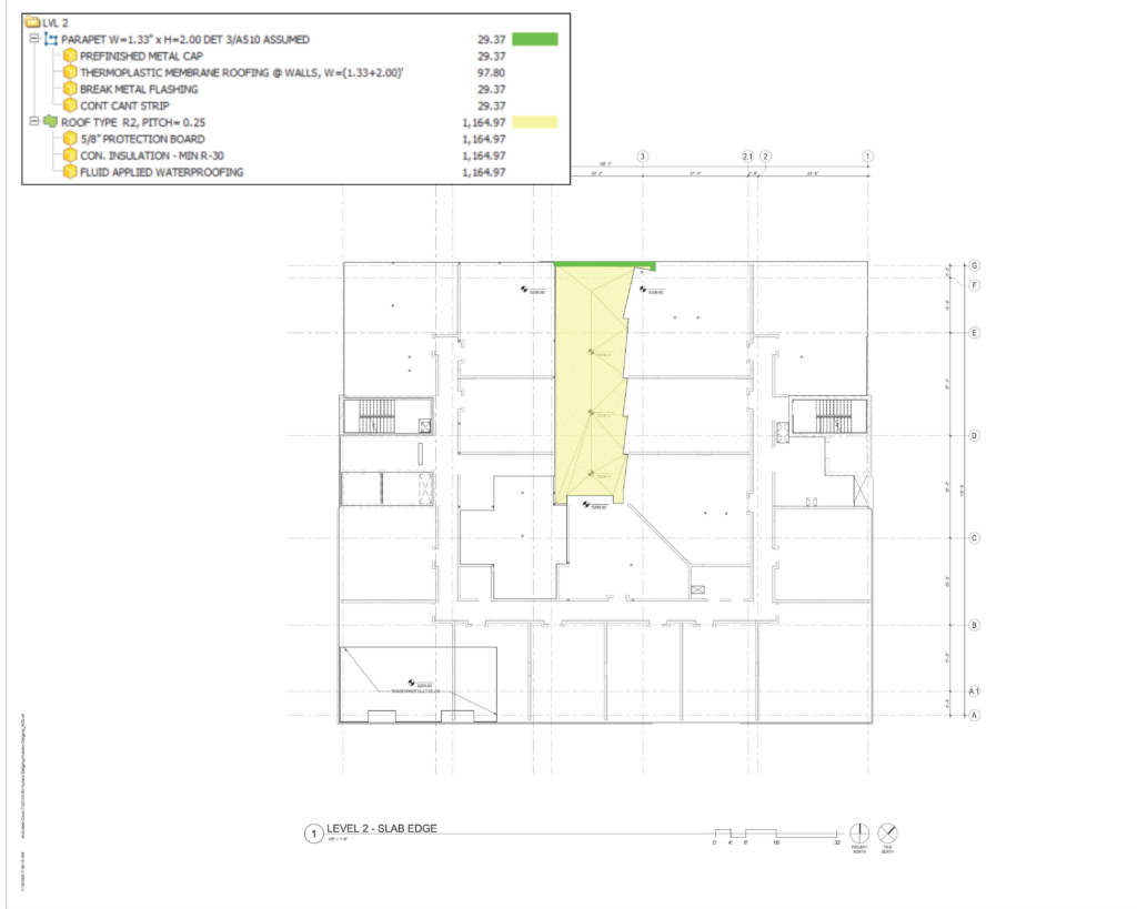 Roofing Takeoff Apartment 1