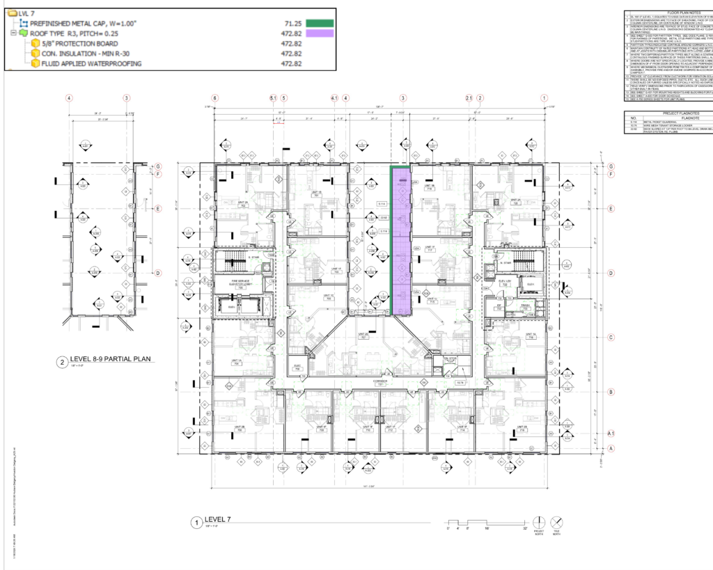 Roofing Takeoff Apartment 2