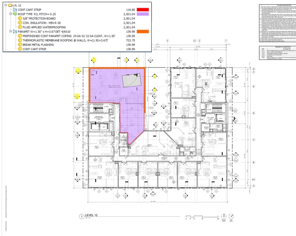 Roofing Takeoff Apartment 3