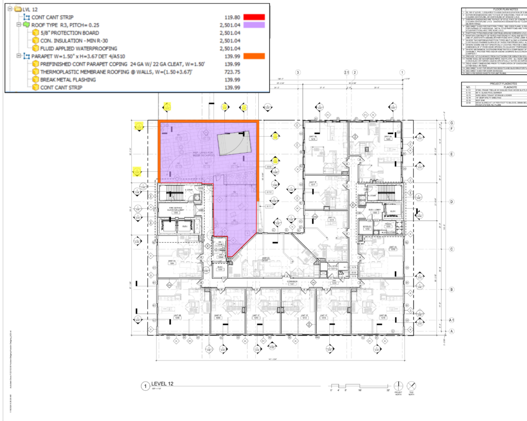 Roofing Takeoff Apartment 3